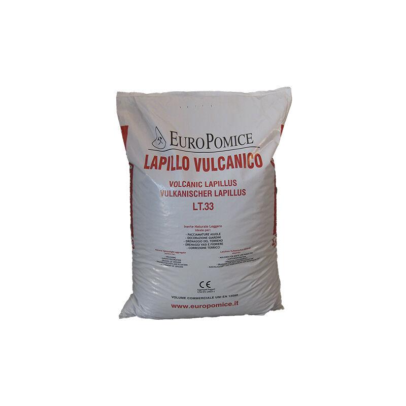 Lapillo vulcanico rosso, lava vulcanica 5/10 mm (c.ca 33 kg - 33 lt)