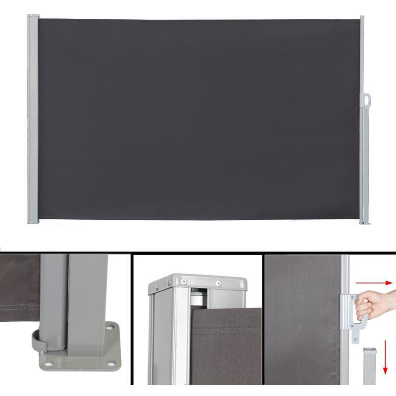 Mucola - Tenda a rullo laterale per balcone Tenda a rullo laterale per balcone - 180x300CM antracite - 180x300CM antracite Mucola - Tenda a rullo laterale per balcone Tenda a rullo laterale per balcone - 180x300CM antracite - 180x300CM antracite