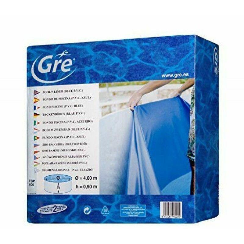 Liner per piscine Gre azzurro ovale 1000x550x132 cm