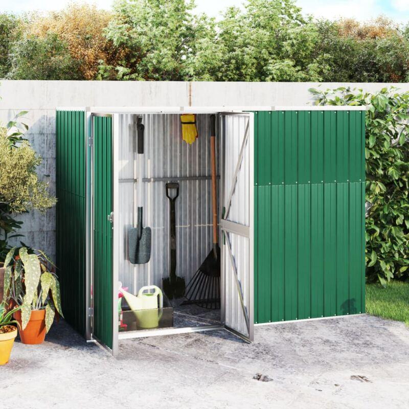 Furniture Limited - Capanno per Attrezzi Verde 225x89x161 cm in