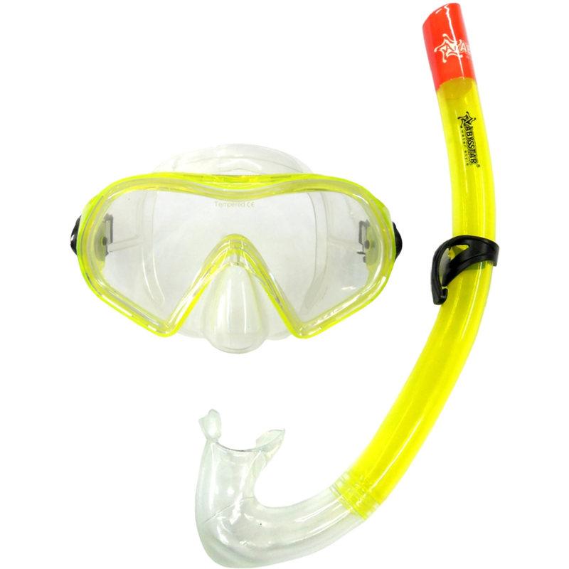 Maschera kiros junior vetro temperato con boccaglio - ABYSSTAR