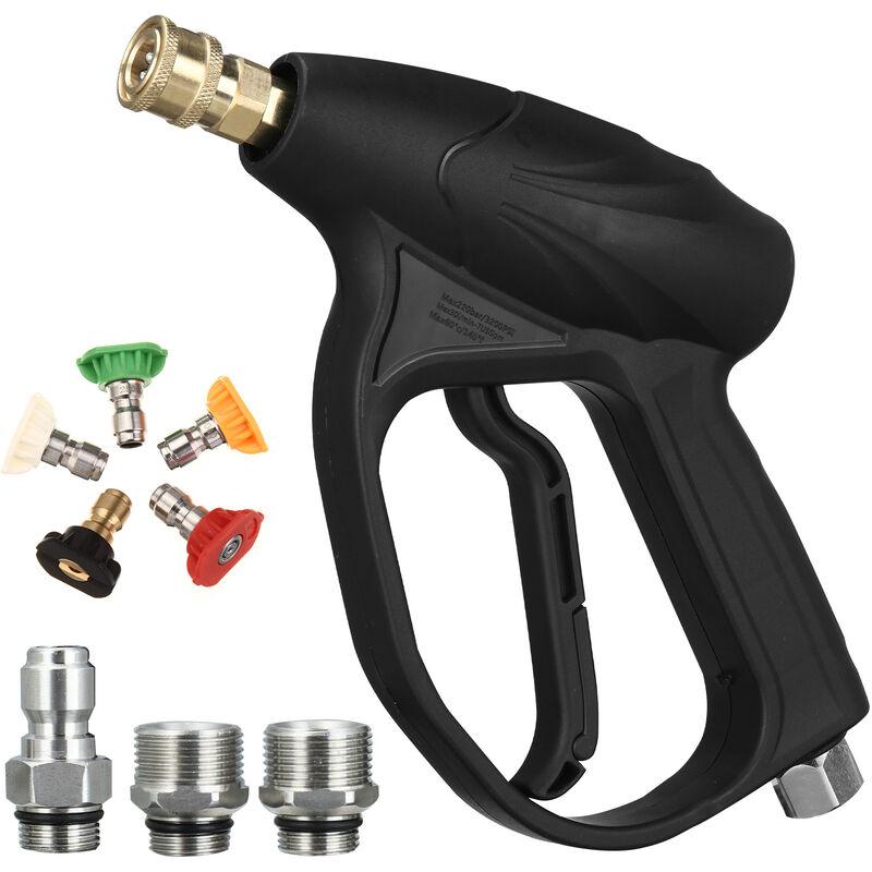 MATCC Kit pistola per idropulitrice 3200 PSI con connettore di ingresso rapido M22-14/15 mm e 3/8"
