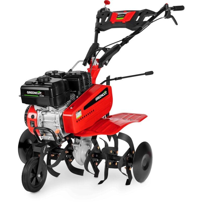 Greencut - Tosaerba a benzina 212cc 7hp, larghezza di lavoro 95cm, profondità fino a 30cm, potente e maneggevole GTC300X