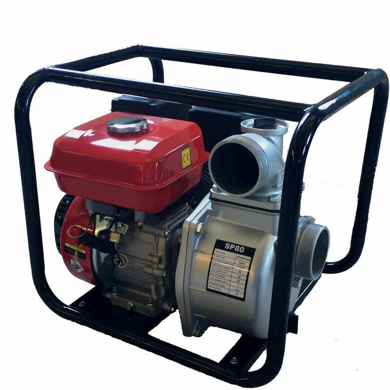 Sakawa - Motopompa d'acqua 7cv 4 tempi 80 mm