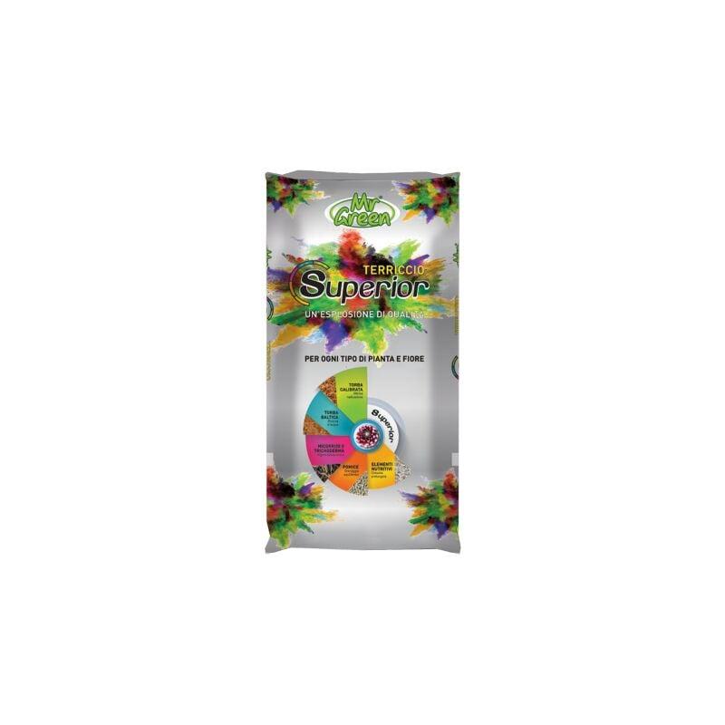 Superior Terriccio con Pomice Micorrize Trichoderma concime npk 45 lt litri 45