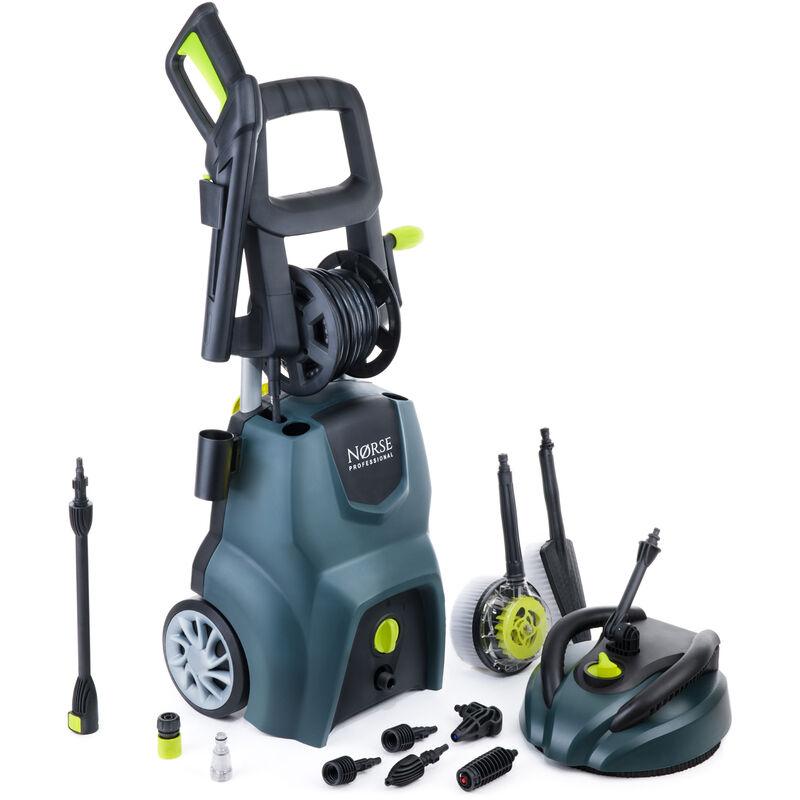 Norse SK155 - 255 Bar, 3700 psi Idropulitrice ad Alta Pressione Elettrica per Auto, Casa, Giardin Norse SK155 - 255 Bar, 3700 psi Idropulitrice ad Alta Pressione Elettrica per Auto, Casa, Giardin