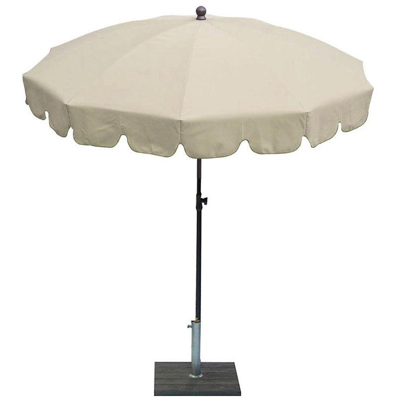 Ombrellone Da Giardino In Acciaio Ø200cm Allegro Ecru - Maffei Ombrellone Da Giardino In Acciaio Ø200cm Allegro Ecru - Maffei