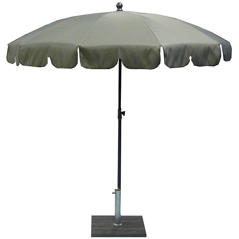 Ombrellone Da Giardino In Acciaio Ø200cm Allegro Tortora - Maffei