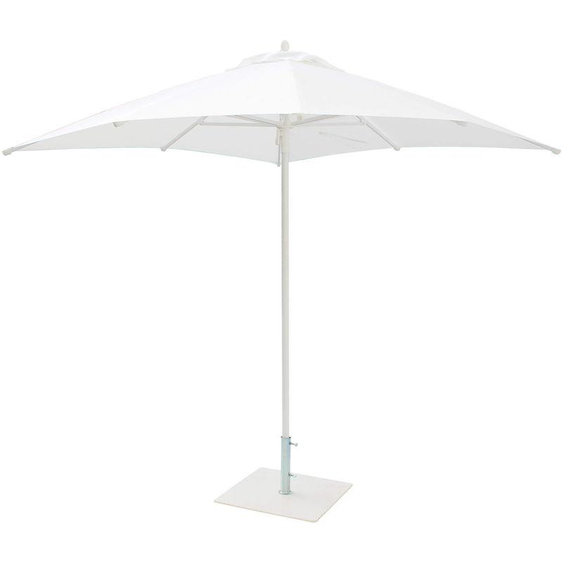 Ombrellone Da Giardino In Alluminio 2,25x2,25m Kronos Bianco - Maffei