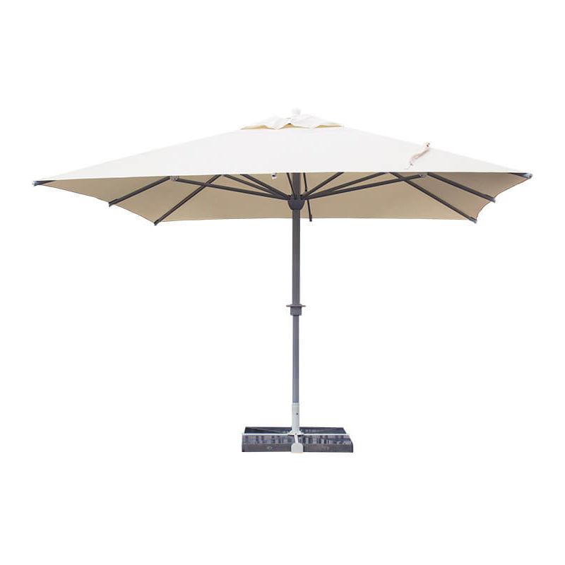 Ombrellone Da Giardino In Alluminio 4x4m Dieci Bianco - Kraus