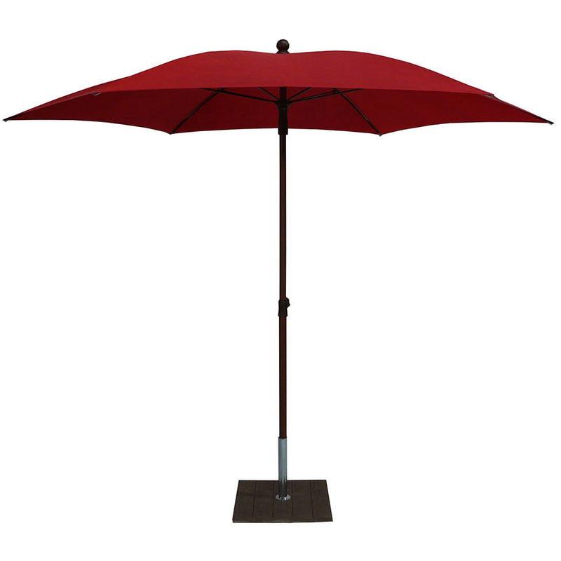 Ombrellone Da Giardino In Alluminio Ø280cm Madera Rosso - Maffei