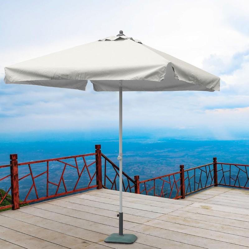 Ombrellone giardino 2x2 alluminio quadrato palo centrale bar hotel Plutone | con Balza - ELIOS PARASOLS Ombrellone giardino 2x2 alluminio quadrato palo centrale bar hotel Plutone | con Balza - ELIOS PARASOLS