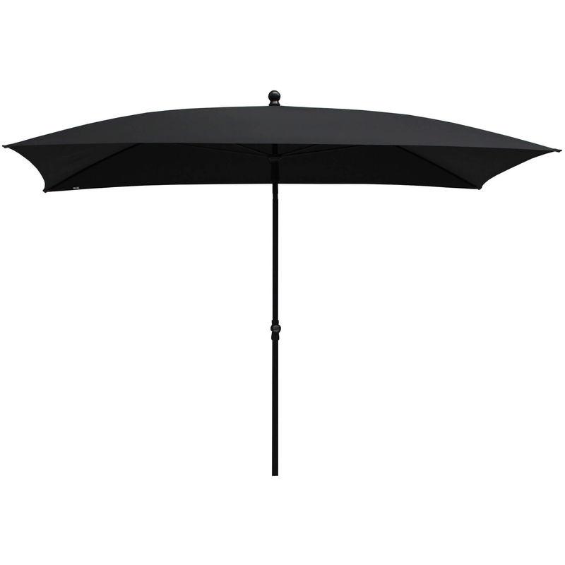 Ombrellone Da Giardino In Acciaio 2,4x1,5 Mt Kronos Antracite - Maffei Ombrellone Da Giardino In Acciaio 2,4x1,5 Mt Kronos Antracite - Maffei