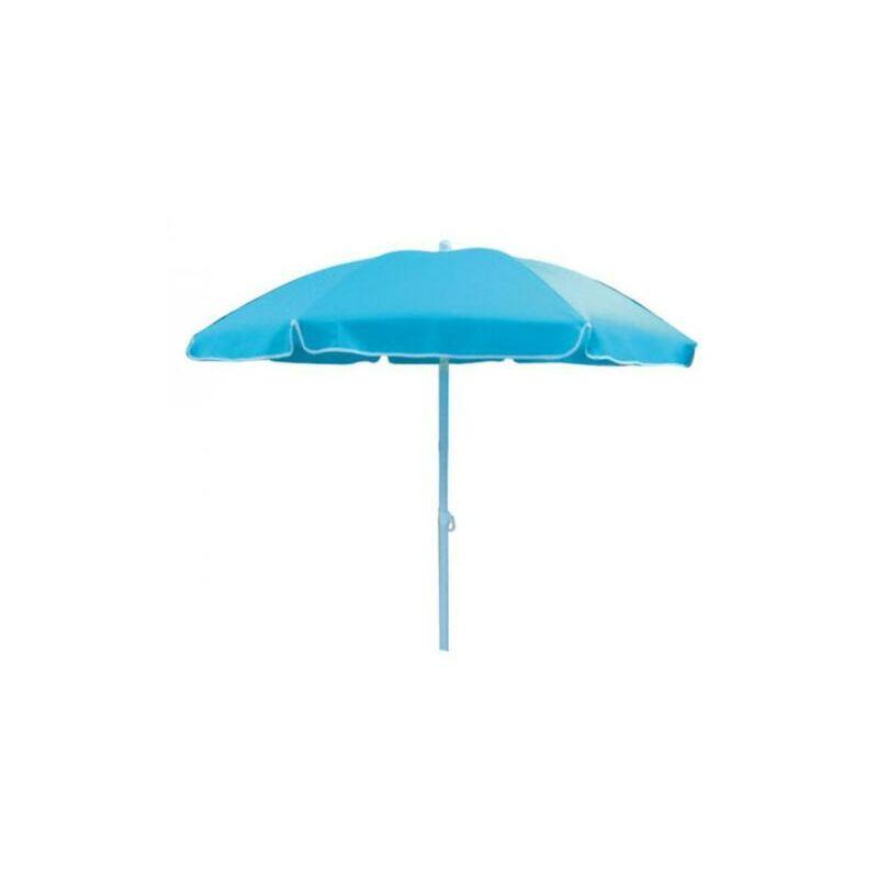 Ombrellone reclinabile mare spiaggia piscina giardino cm 180 con custodia 50881V celeste (50883)