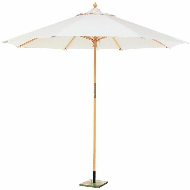Fraschetti - Ombrellone legno tondo d.250 cm palo d.40 mm arredo giardino