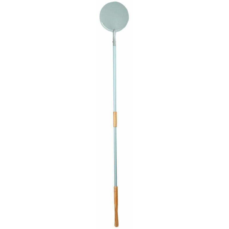 Pala di acciaio inox con manico in legno cm 19 per pizza pane forno e cucina