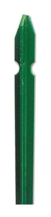 Paletto per Recinzioni a t altezza 250 cm in Acciaio Plasticato Verde Paletto per Recinzioni a t altezza 250 cm in Acciaio Plasticato Verde