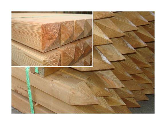 Papillon - MONTANTE Palo per STACCIONATA/CANCELLETTO LEGNO Impregnato in autoclave 7X7X150H