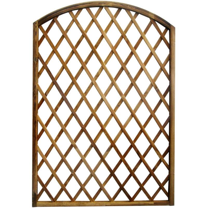 Pannello grigliato arco lasa 120X180 in legno di pino impregnato