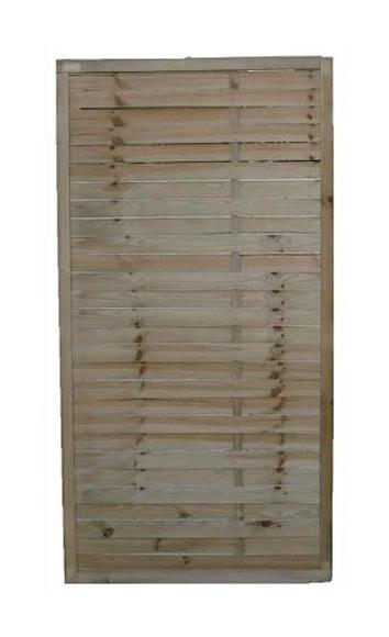 Pannello frangivento in legno Impregnato in autoclave 90x180H cm Papillon