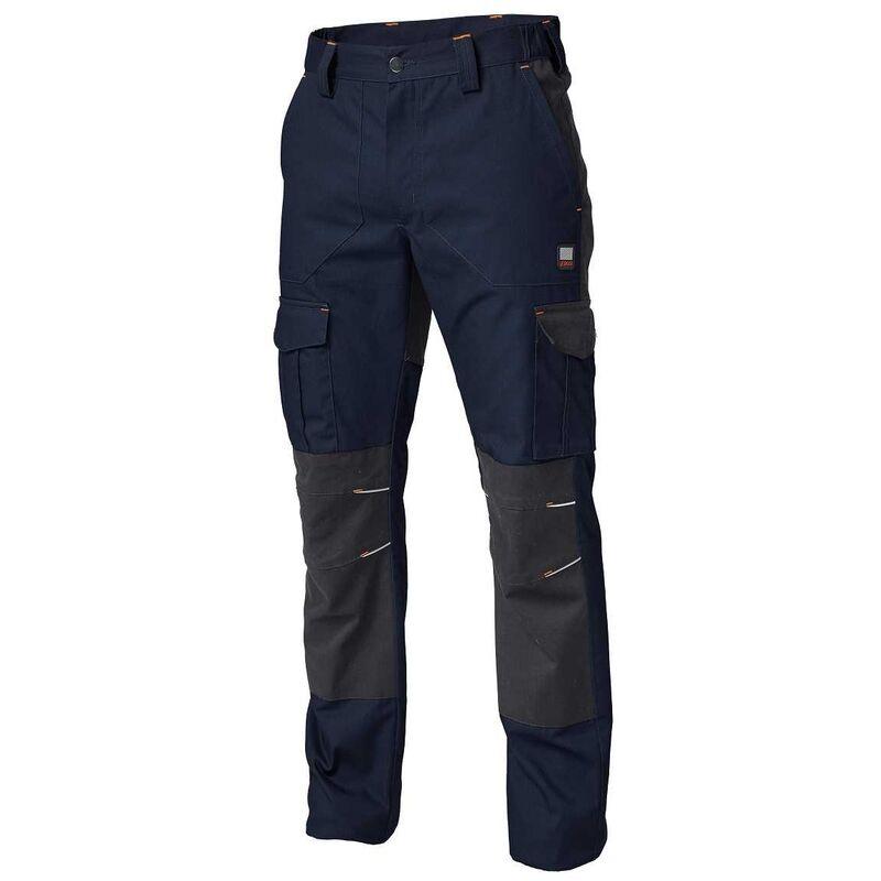 Pantaloni da lavoro con tasconi tago - blue, misura xl - Siggi