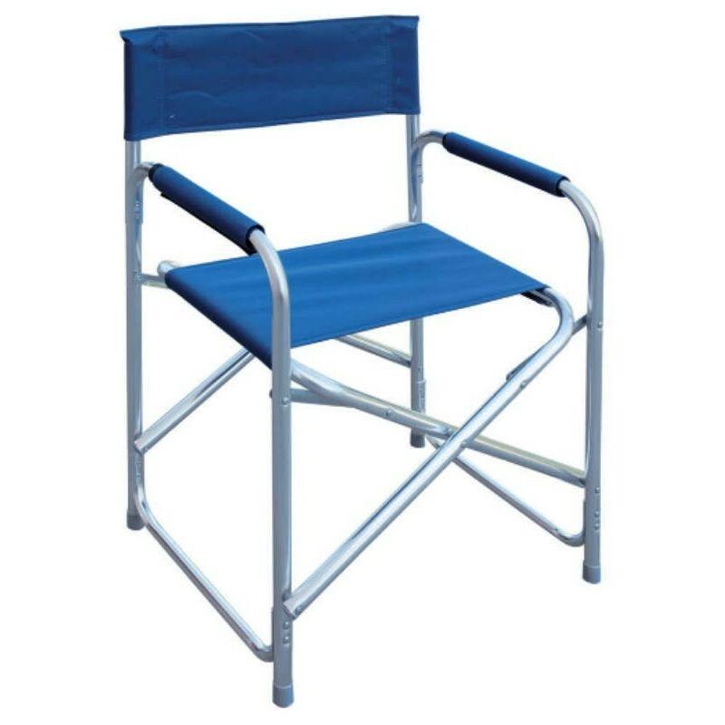 Sedia regista blu alluminio esterno interno - ARGONAUTA