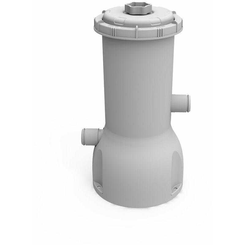Pompa per Piscina 3800Lth con Filtro a Cartuccia Jilong Grigia