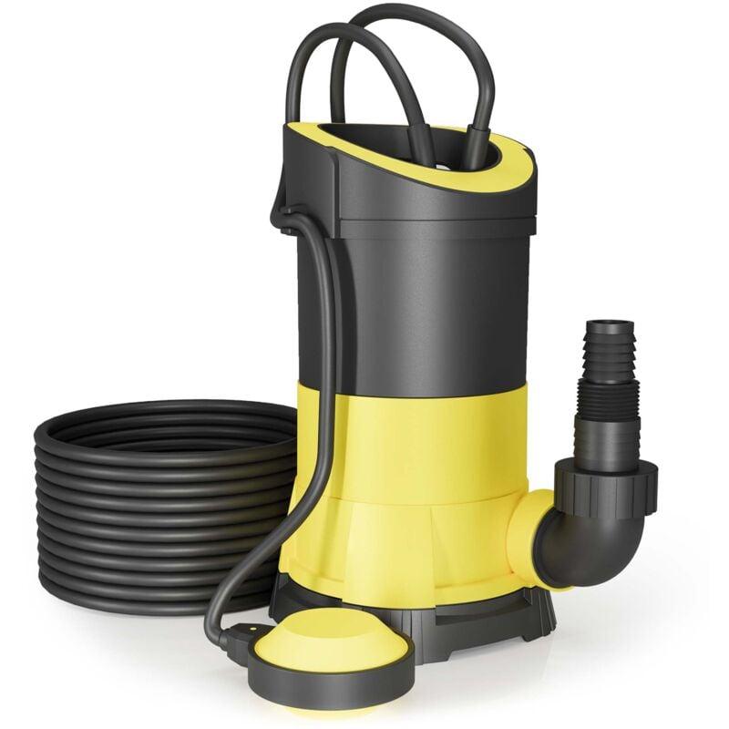 Wiltec Pompa sommersa acque nere 5000l /h 250 w prevalenza 6m Elettropompa a immersione