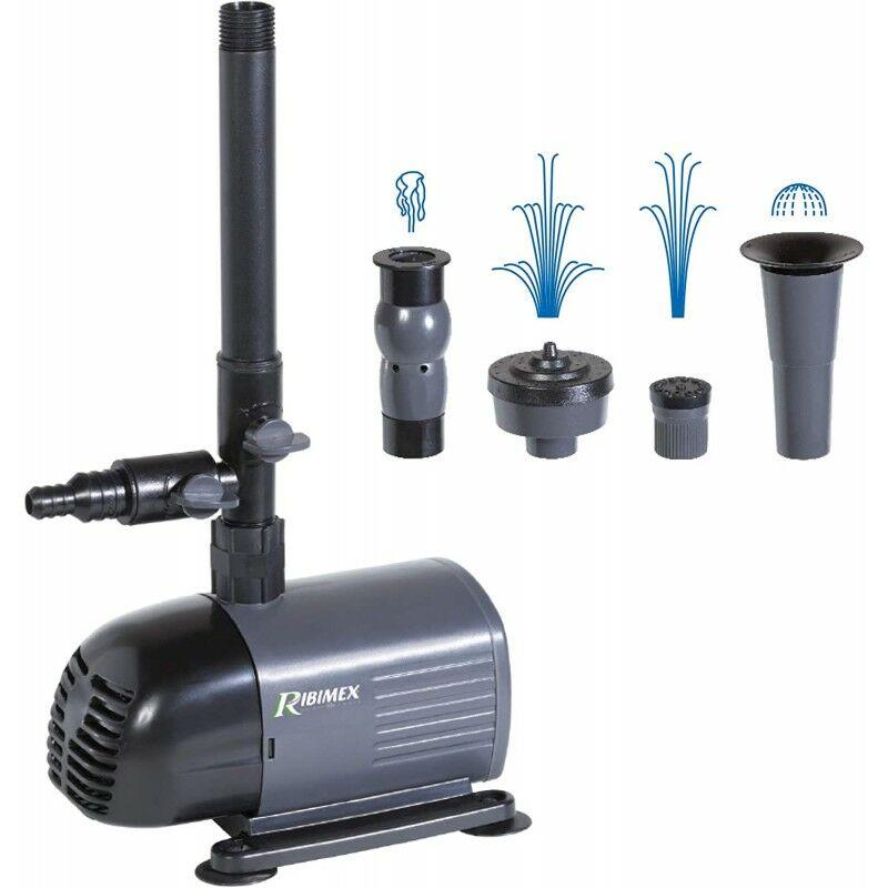 Ribimex PRPF50 pompa fontana con 4 getti diversi 50W Ribimex PRPF50 pompa fontana con 4 getti diversi 50W