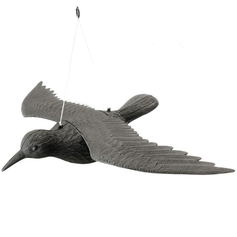 Statua di corvo volante per spaventare gli uccelli 58 x 42 cm - Prixprime