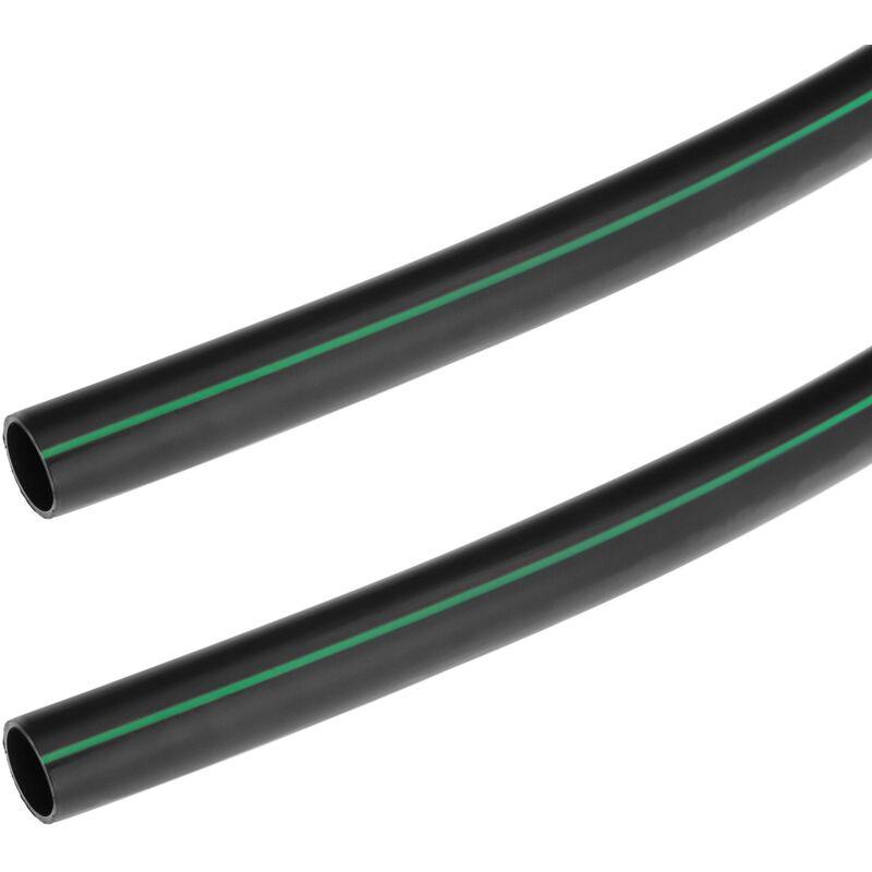 Tubo di irrigazione interrato in polietilene da 25 m e 20 mm di diametro colore nero e verde - Prixprime Tubo di irrigazione interrato in polietilene da 25 m e 20 mm di diametro colore nero e verde - Prixprime