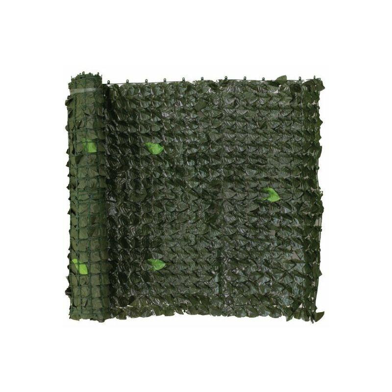 Finta siepe per recinzione in pvc 1 x 3 m. foglie di lauro - Garden Friend