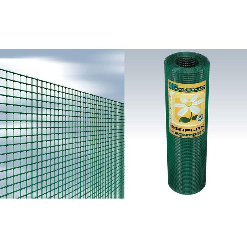 Rete elettrosaldata esaplax 12x12 cavatorta h 150 - 25 mt plastificata verde Rete elettrosaldata esaplax 12x12 cavatorta h 150 - 25 mt plastificata verde