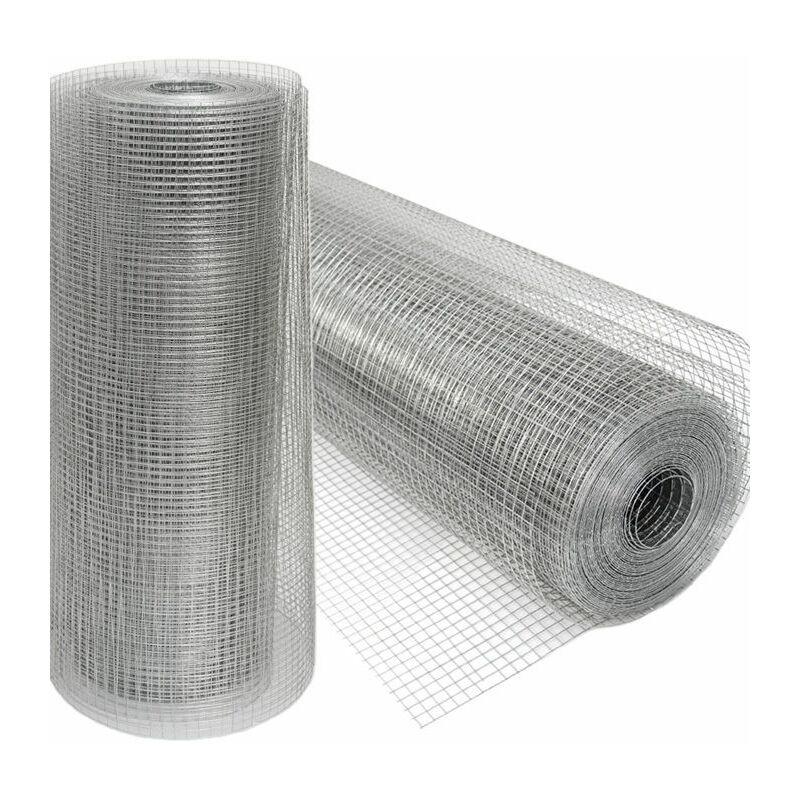 Rete Metallica per piante e animali Grata per Recinti e Barriere Ideale per il giardino voliere pollai conigliere etc Rotolo 20 m Altezza 100 cm