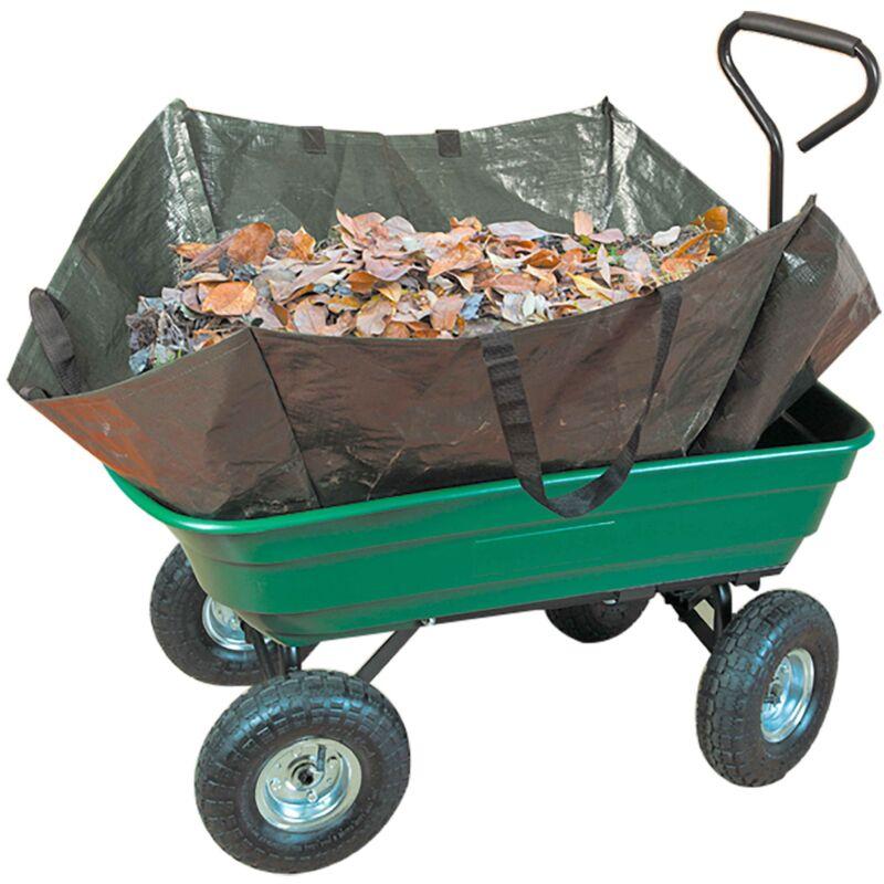 Sacco per carrello a ruote 300l, 4 maniglie