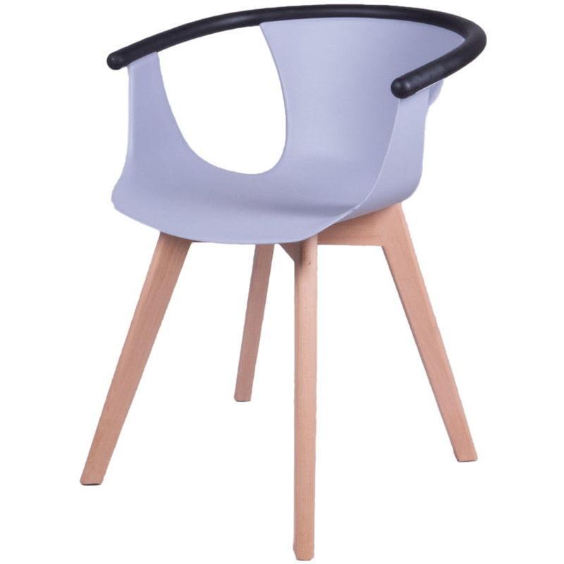 Sedia Da Giardino In Polipropilene E Faggio Vandi Roma Grigio Sedia Da Giardino In Polipropilene E Faggio Vandi Roma Grigio