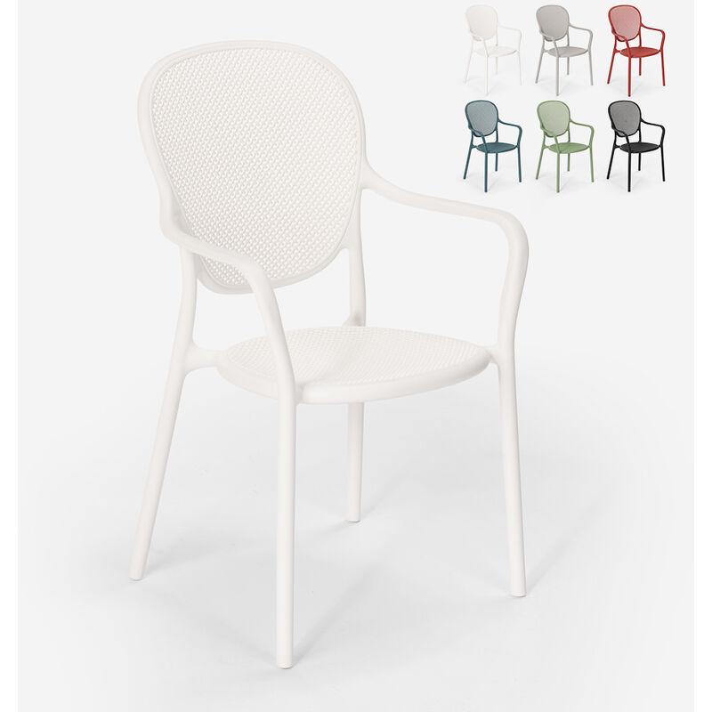 Sedia design moderno per cucina bar ristorante esterno in polipropilene Clara | Bianco - AHD AMAZING HOME DESIGN Sedia design moderno per cucina bar ristorante esterno in polipropilene Clara | Bianco - AHD AMAZING HOME DESIGN