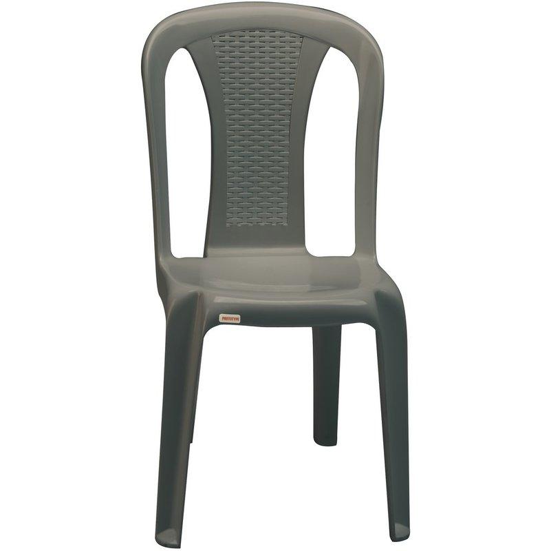 Sedia Gala Impilabile sedia da giardino in plastica confezione da 2 pezzi RATTAN ANTRACITE - GBSHOP