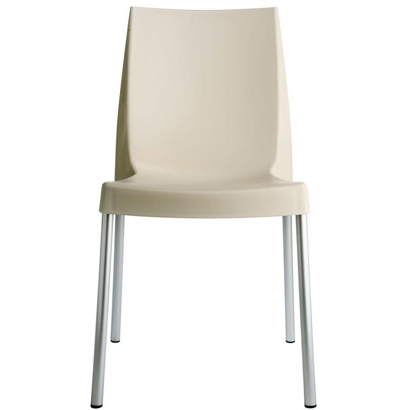 SEDIA BOULEVARD (polipropilene) | Avorio - GRANDSOLEIL