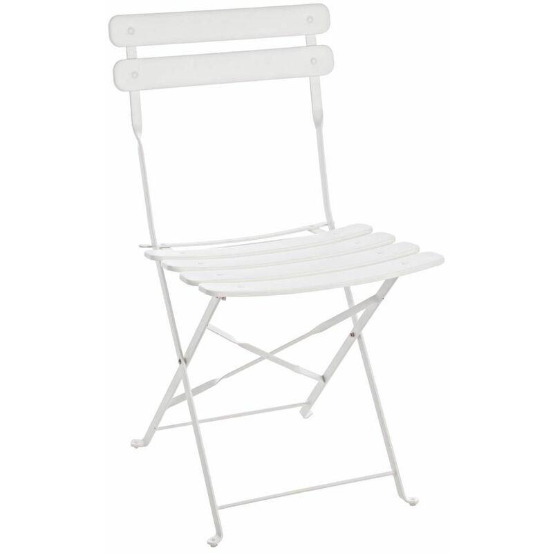 Sedia In Ferro Piegh.Agnes Bianco - SCARAMUZZA MODO