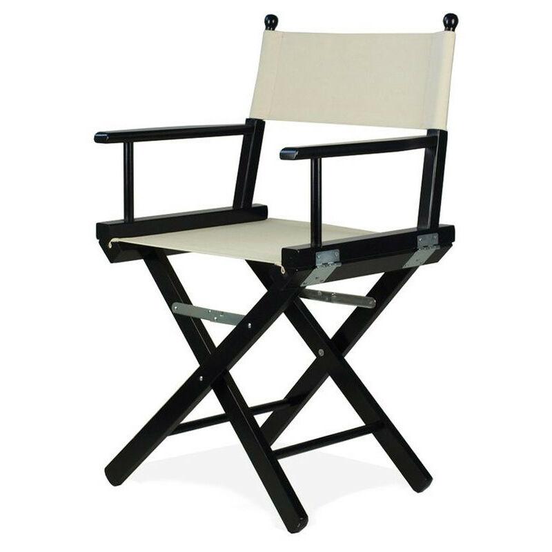 Sedia Sandy Mogano - Arancione regista pieghevole legno trucco giardino