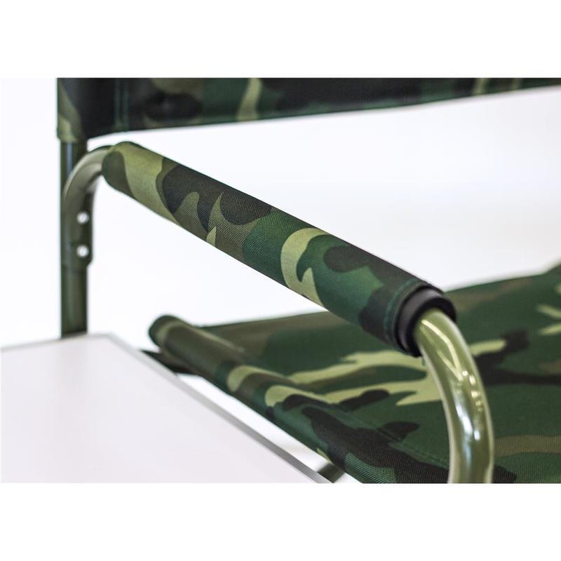 Xone - Sedia Poltrona regista con tavolino e sacca portaoggetti camouflage MIMETICA