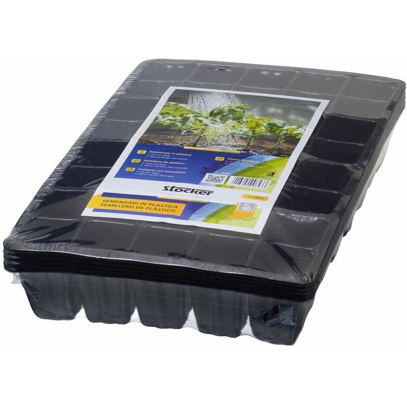 Stocker - Semenzaio in plastica 6 x 40 vasetti ric. per Art. 9624 Stocker - Semenzaio in plastica 6 x 40 vasetti ric. per Art. 9624