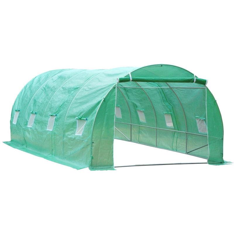 Serra Da Giardino A Tunnel Per Piante Verde 6x3x2m Miozzi