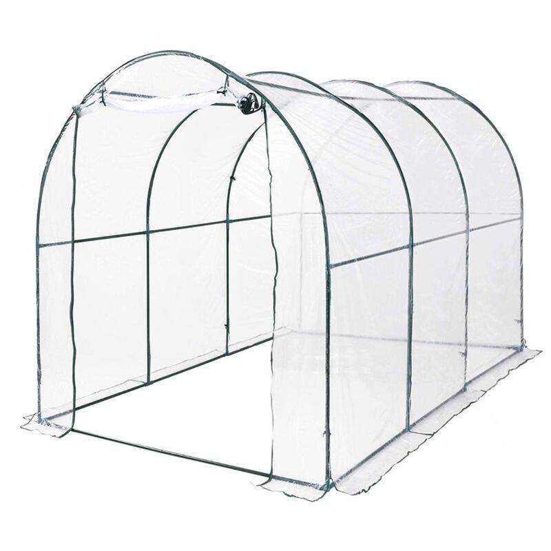 Serra 200x300x175cm da Orto da giardino per coltivazione piante dome ca metallo e PVC - STI
