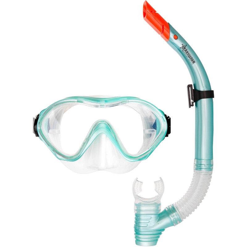 Set maschera corfu' junior vetro temperato e boccaglio - ABYSSTAR