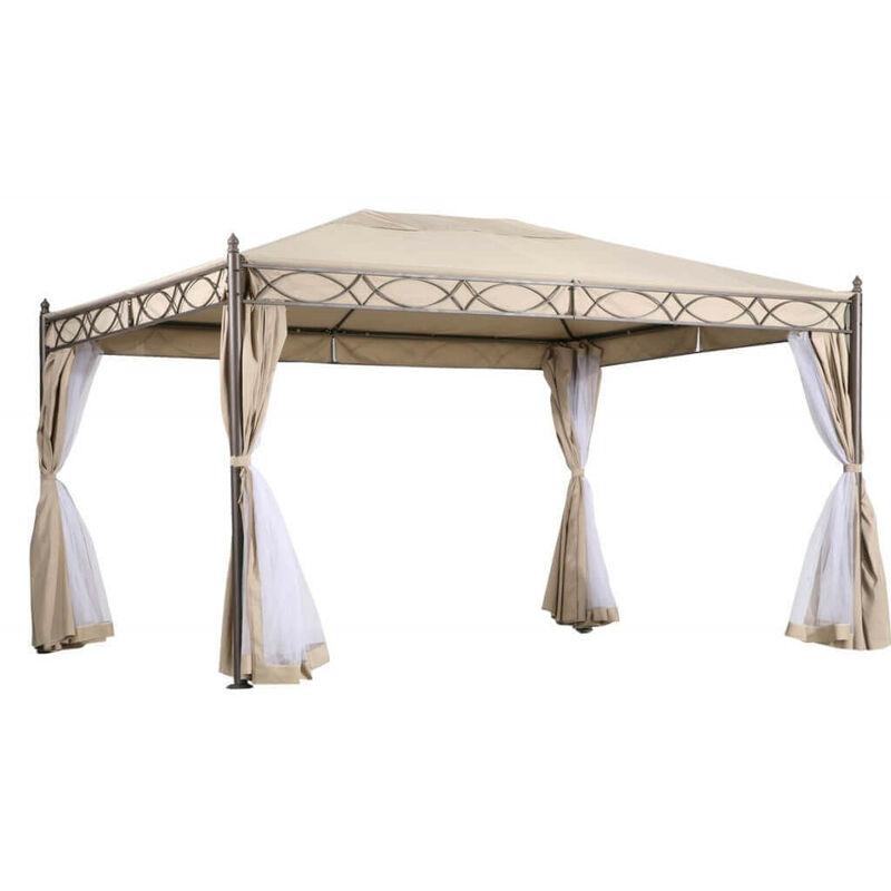 set pareti laterali beige per gazebo 3 x 4 - MILANI HOME set pareti laterali beige per gazebo 3 x 4 - MILANI HOME