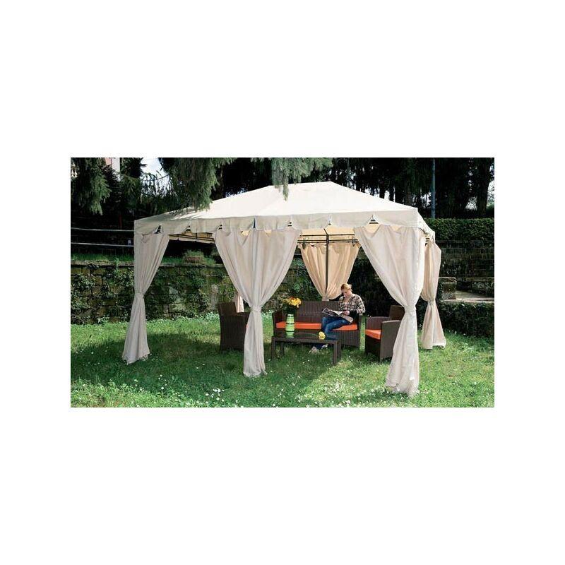 I Giardini Del Re - Ricambio set teli laterli per gazebo armonia mt.3x4 colore ecru' - Salone I Giardini Del Re - Ricambio set teli laterli per gazebo armonia mt.3x4 colore ecru' - Salone