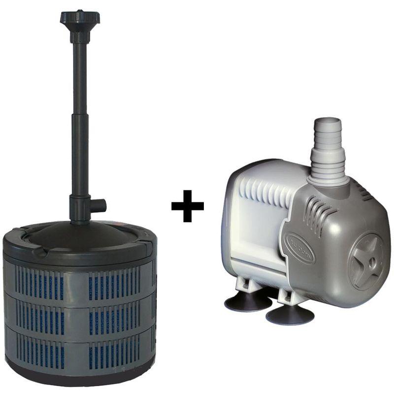 filtro per laghetto ecopond 4.0 2700 l/h + pompa per laghetto syncra silent 3.0 2700 l/h - Sicce