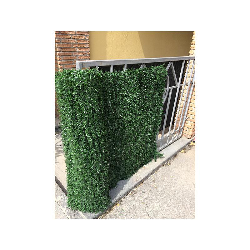 Plast Sud - Siepe Artificiale Abete in Kit di 2 Pezzi. Ciascuna Spalliera Sintetica Misura cm 300 x h 100. In Omaggio 24 Fascette di Plastica di